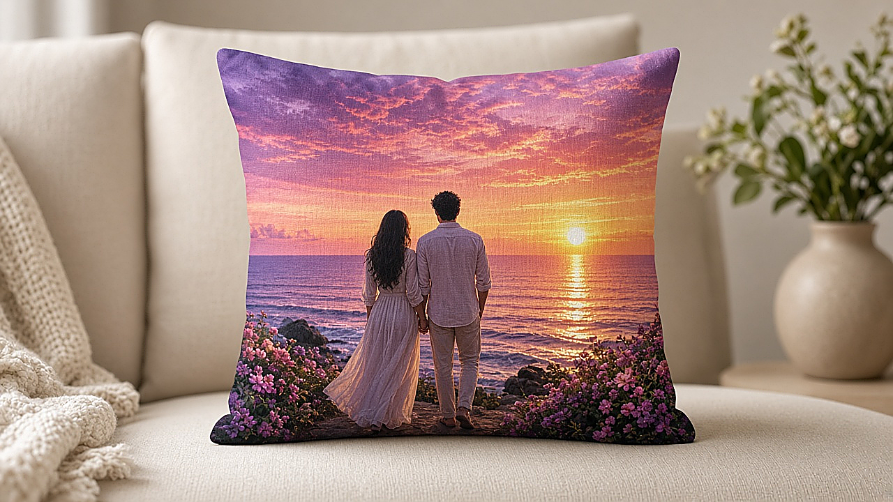 Vision pillow as a daily reminder